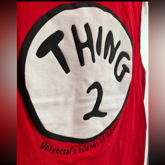 - NWOT  Thing 2 Tank Top universal studios Florida. B2 - Picture 2 of 8